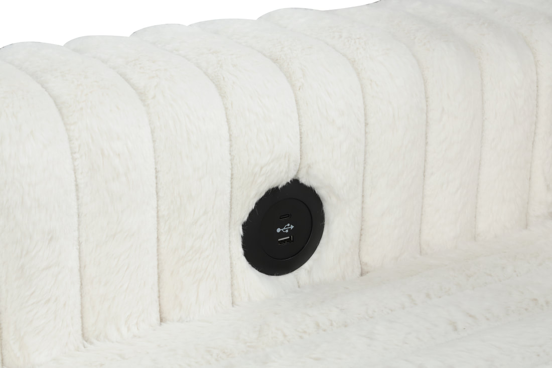 The Haven Sleeper Sectional in Ivory