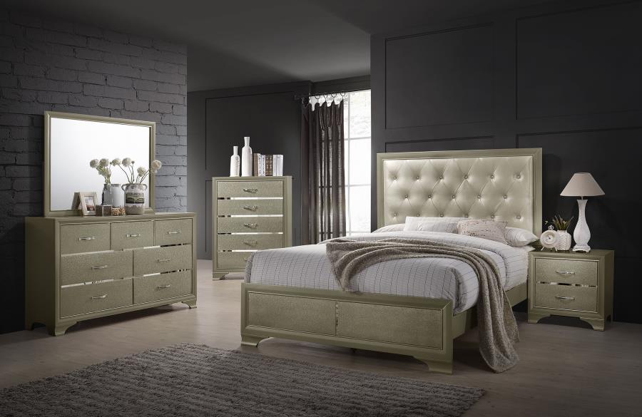 Beaumont Bedroom Set - Champagne
