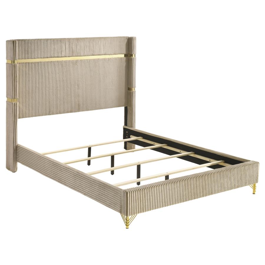 Lucia Bedroom Set - Beige and White