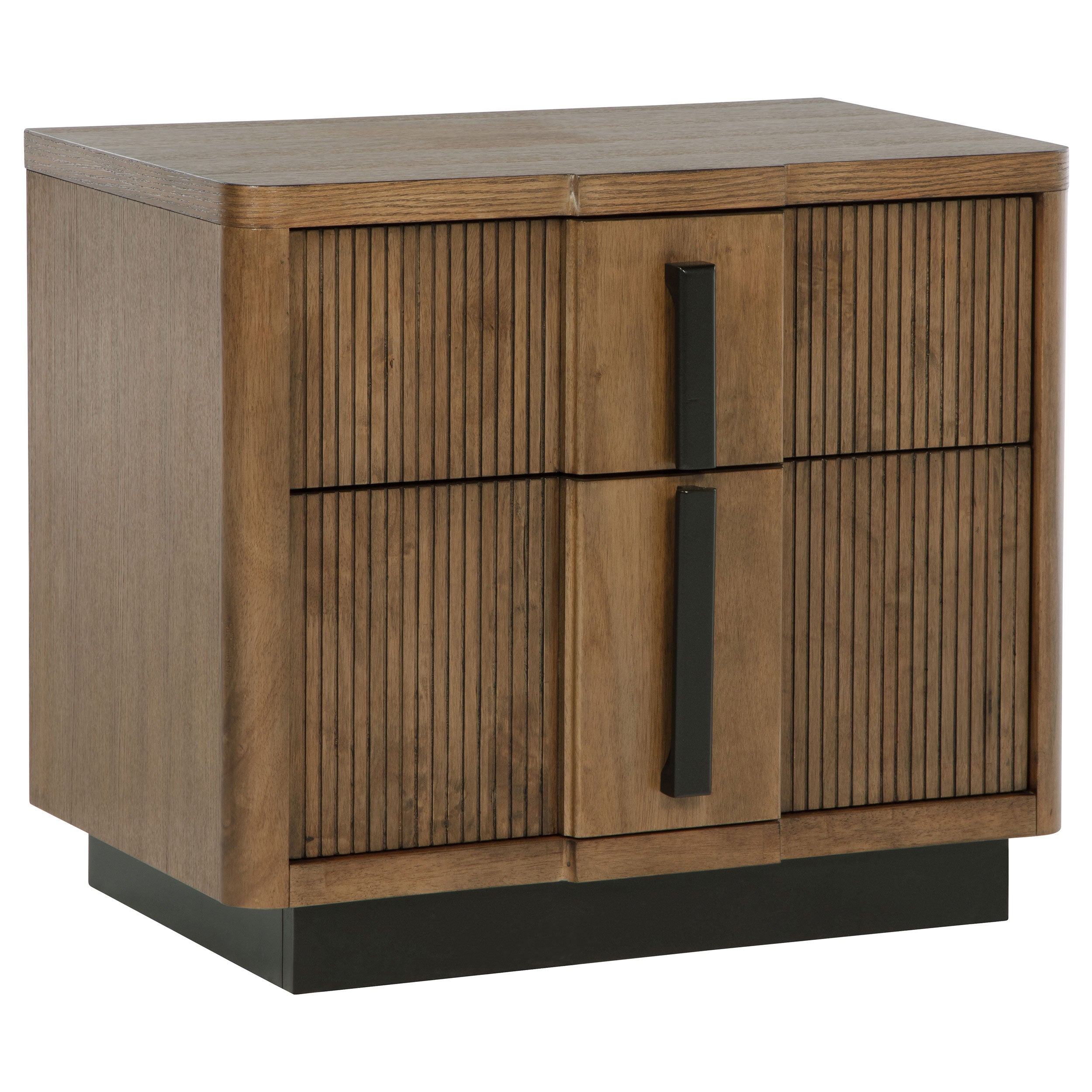 Terrace Ash Brown Dresser with Mirror, Chest, Nightstand