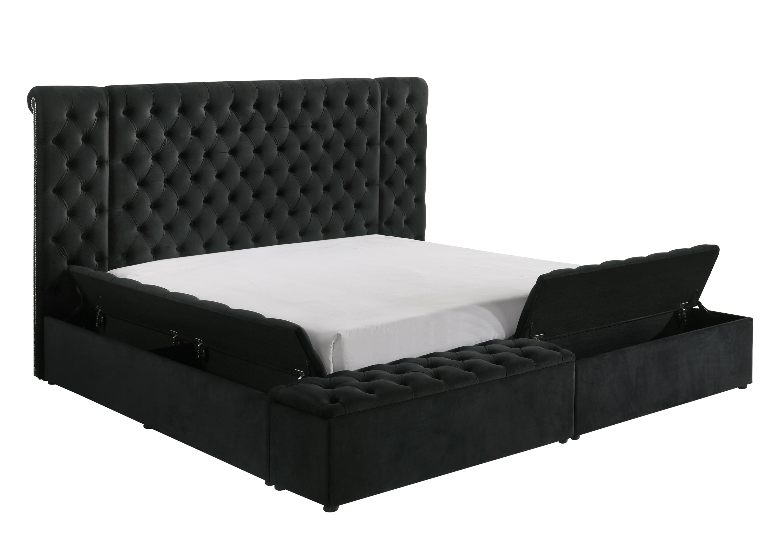 LILIANA BLACK BED FRAME COLLECTION