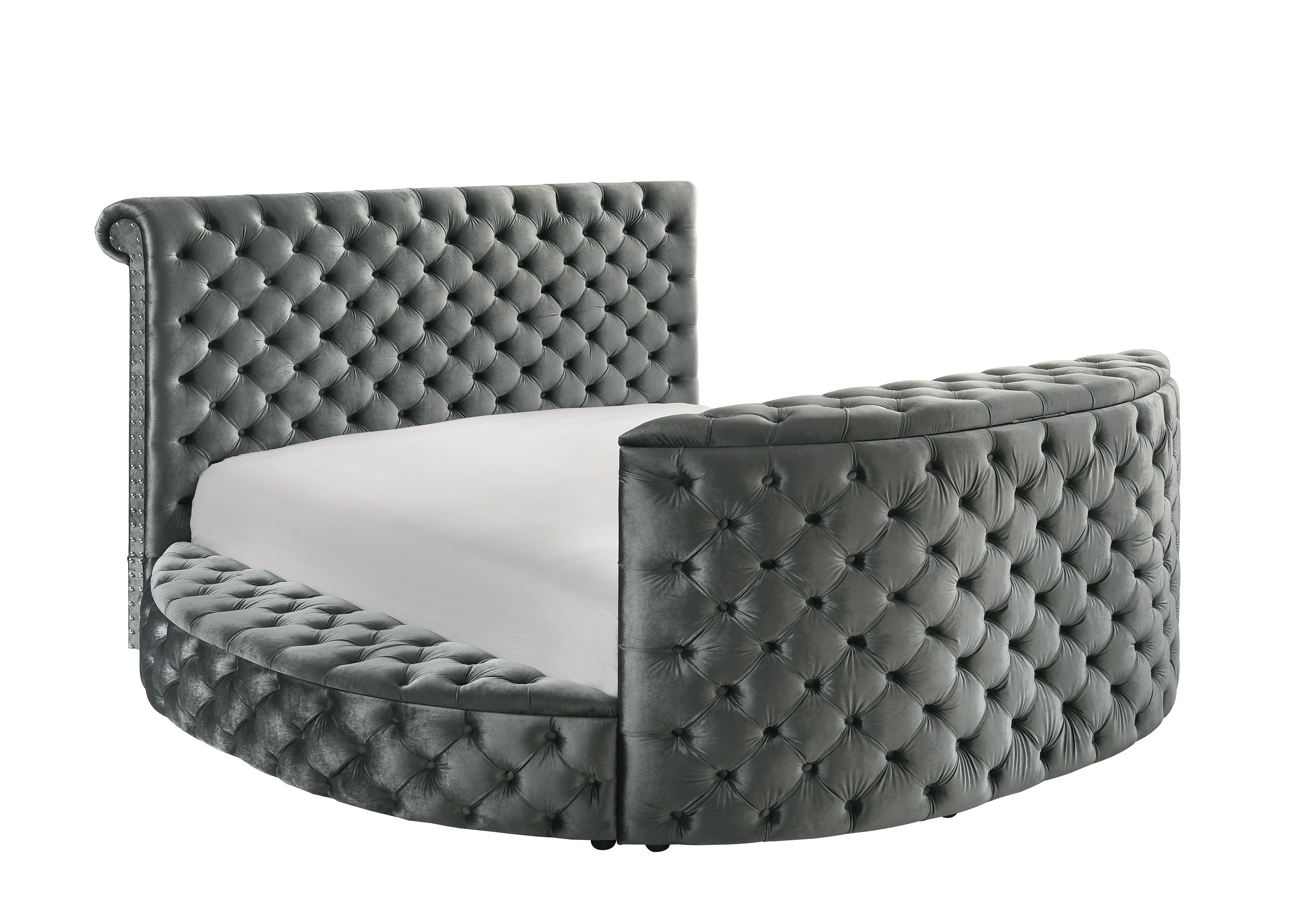 The Voltare Futuristic Bed - Grey