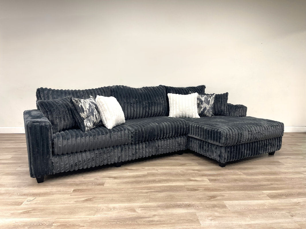 London Charcoal Sectional