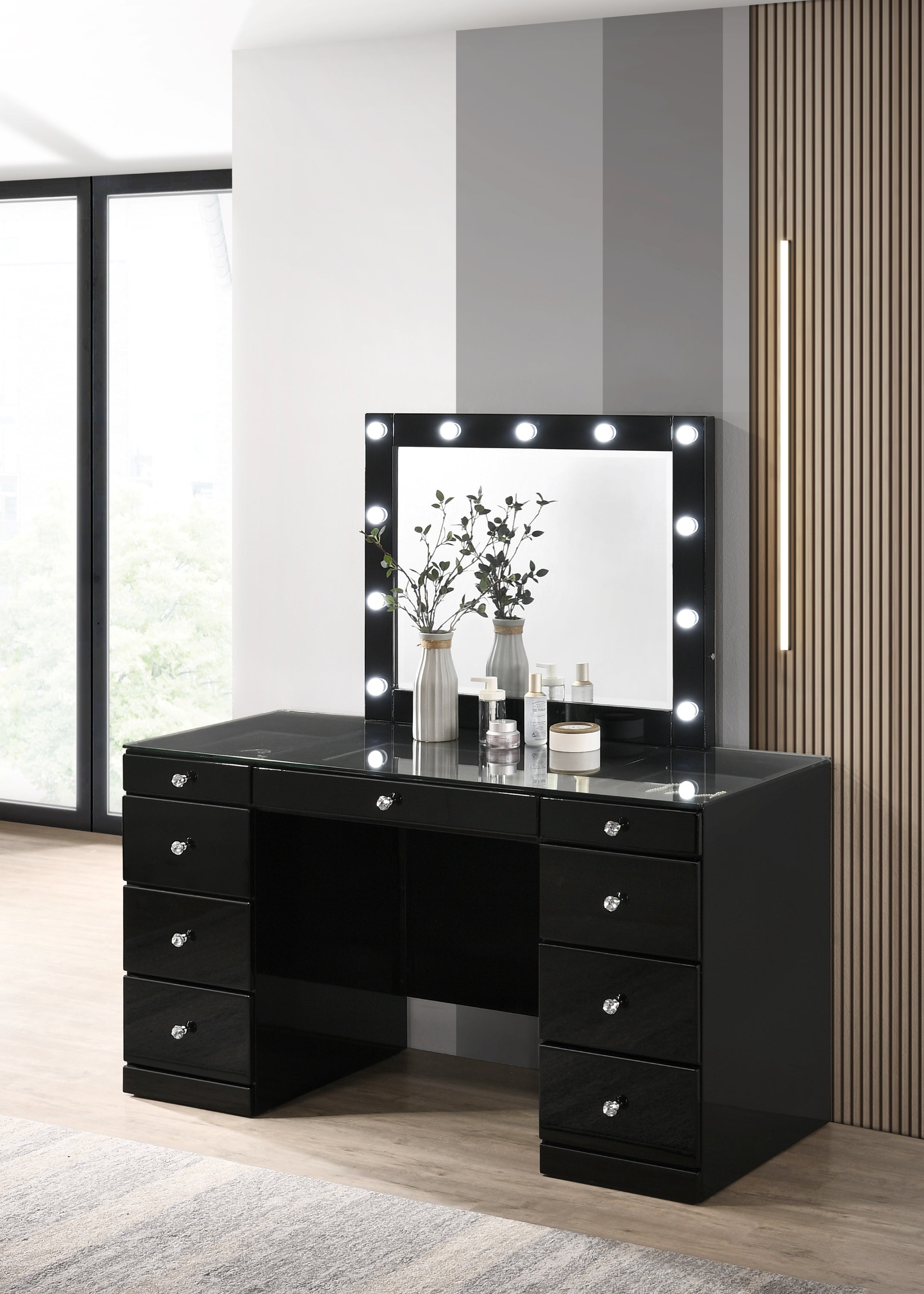 Avery Luxe Vanity Collection Obsidian