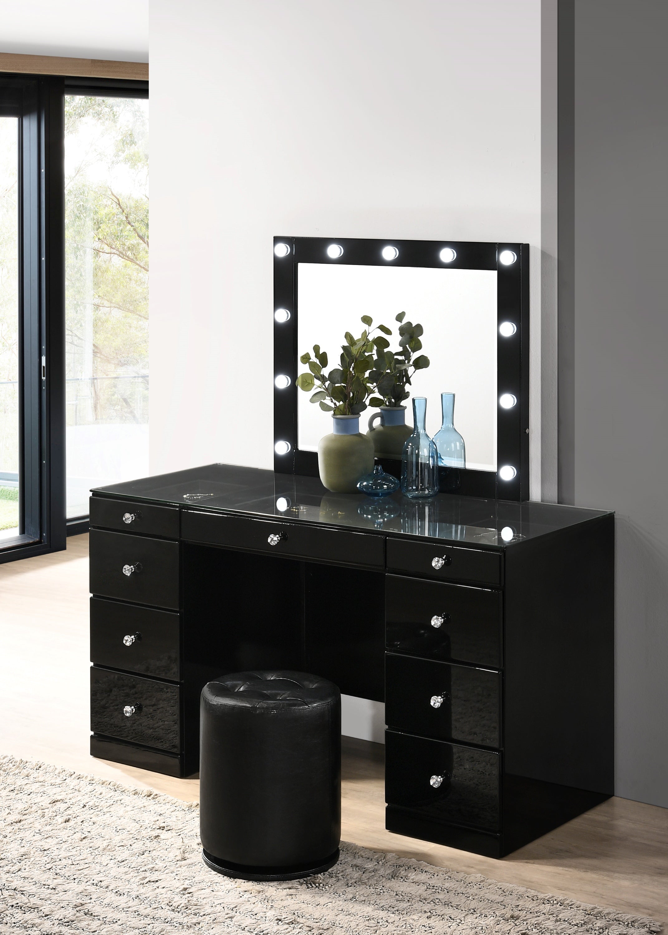 Avery Luxe Vanity Collection Obsidian