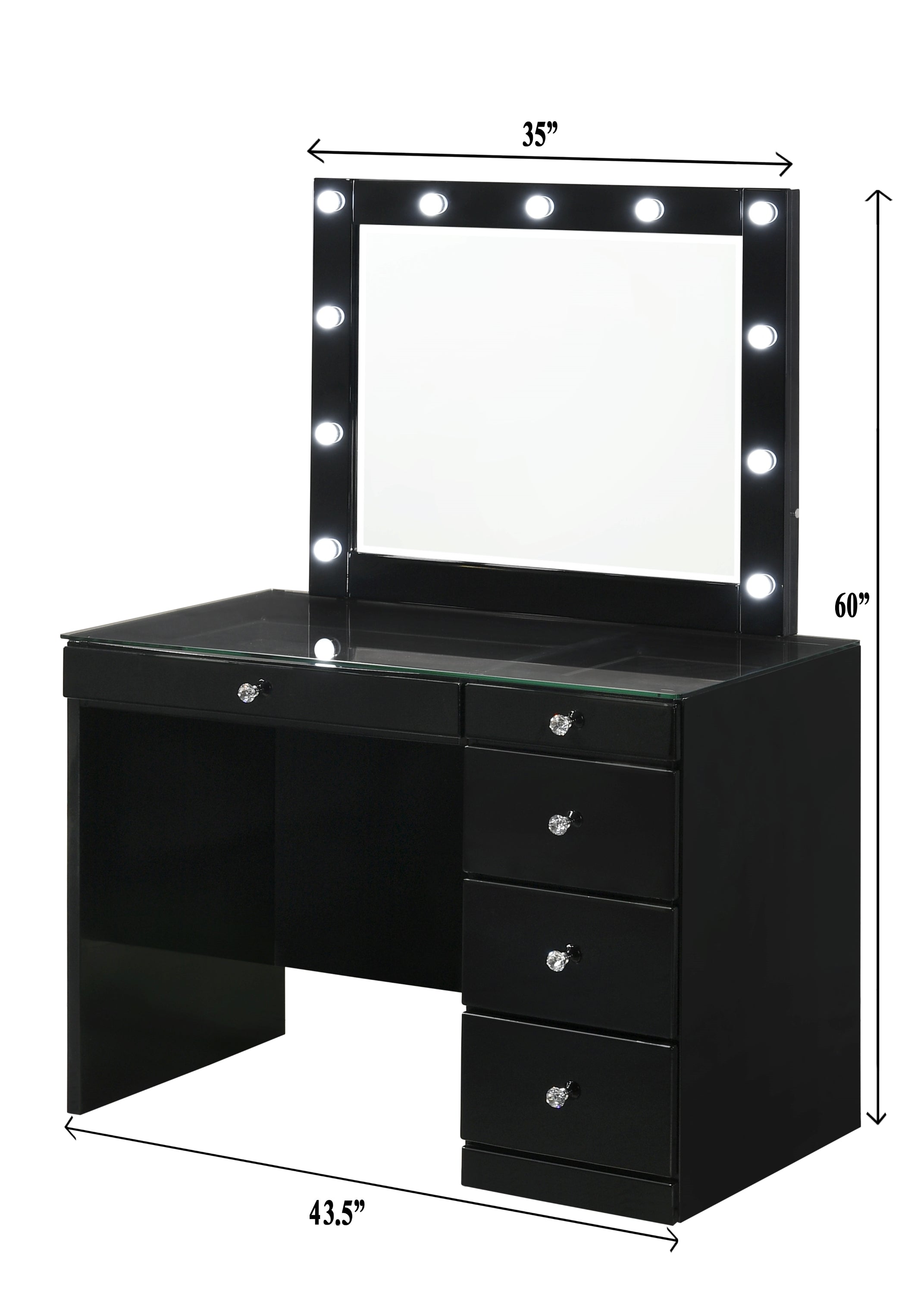 Morgan Glam Vanity Noir