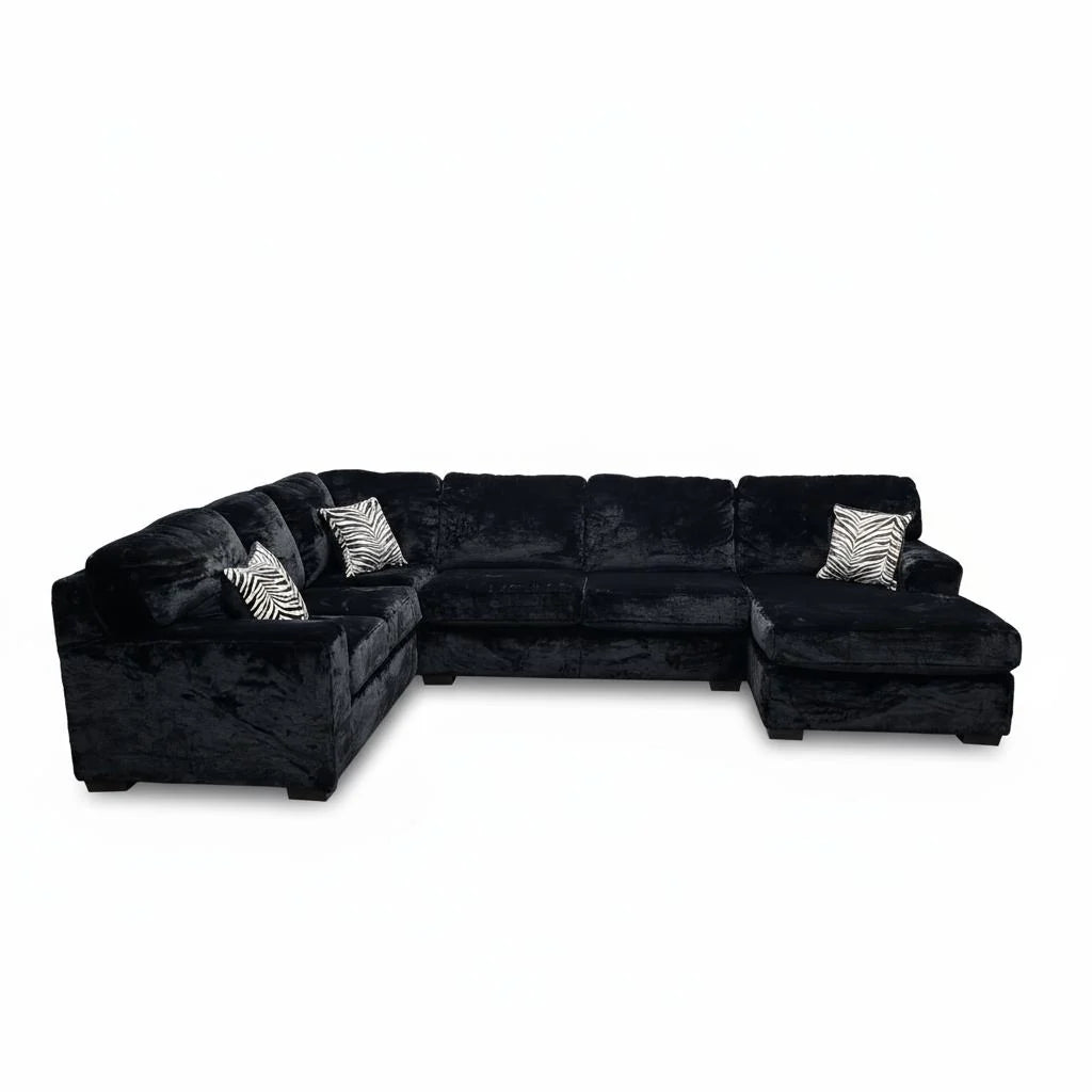 S319 Austin Furby (Black) Sectional
