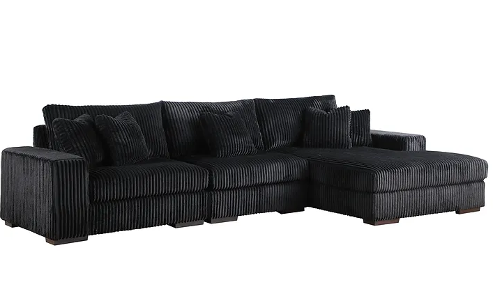 The Sunday Sectional – Noir (3PC Option)