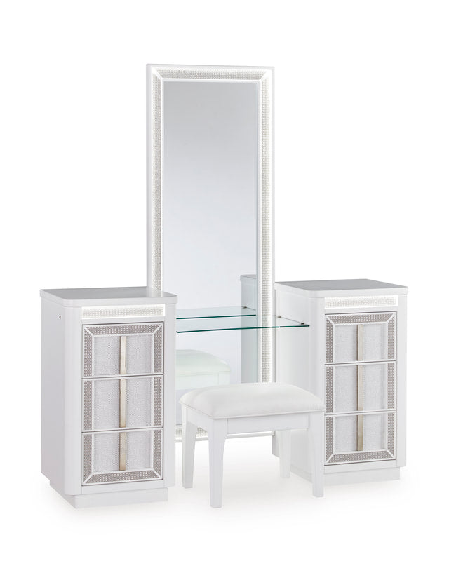 Vanity w/Stool (LED Lights)