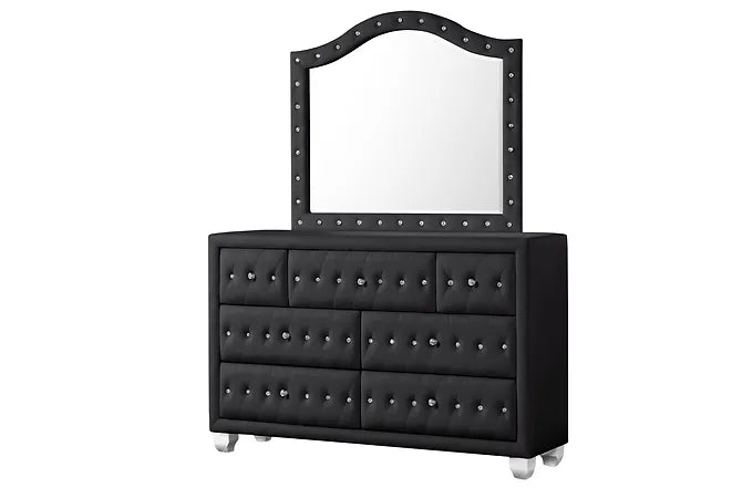 Olivia Black Bedroom Set Collection