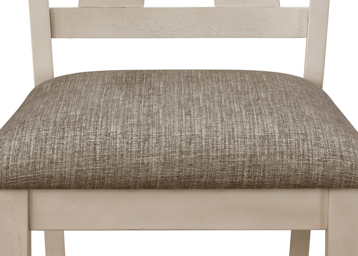 Maribelle Chalk Grey Table Height 5-Piece Dining Set