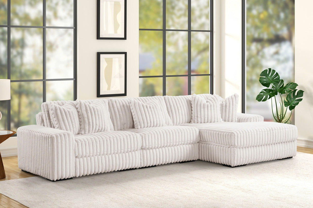 The Sunday Sectional – Beige (3PC Option)
