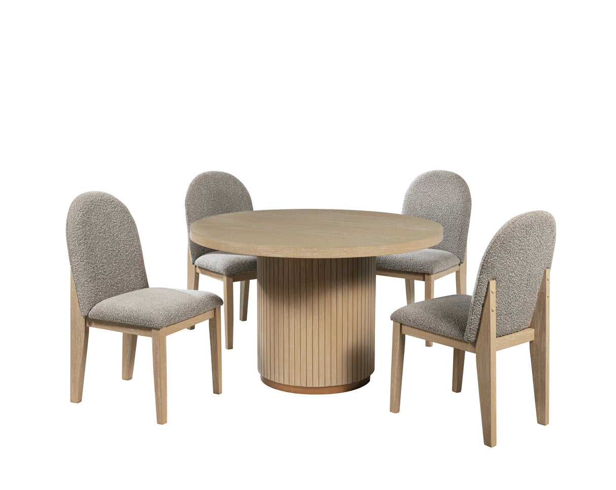 The Oslo Light Oak Dining Set