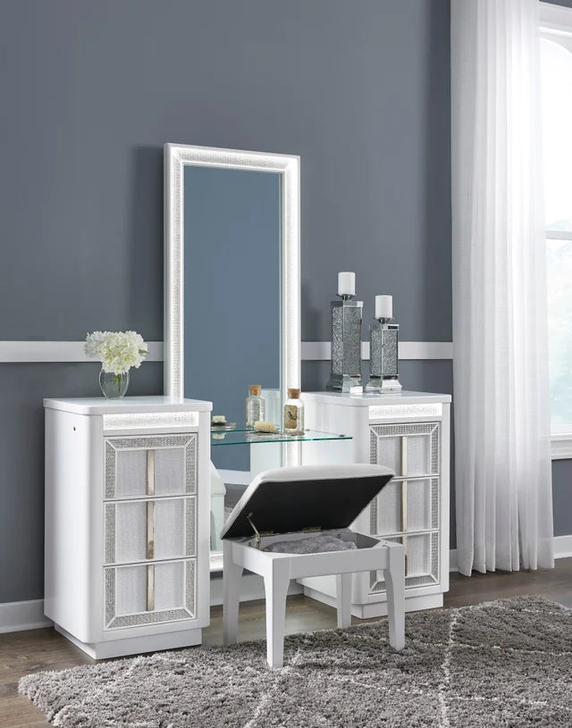 Vanity w/Stool (LED Lights)