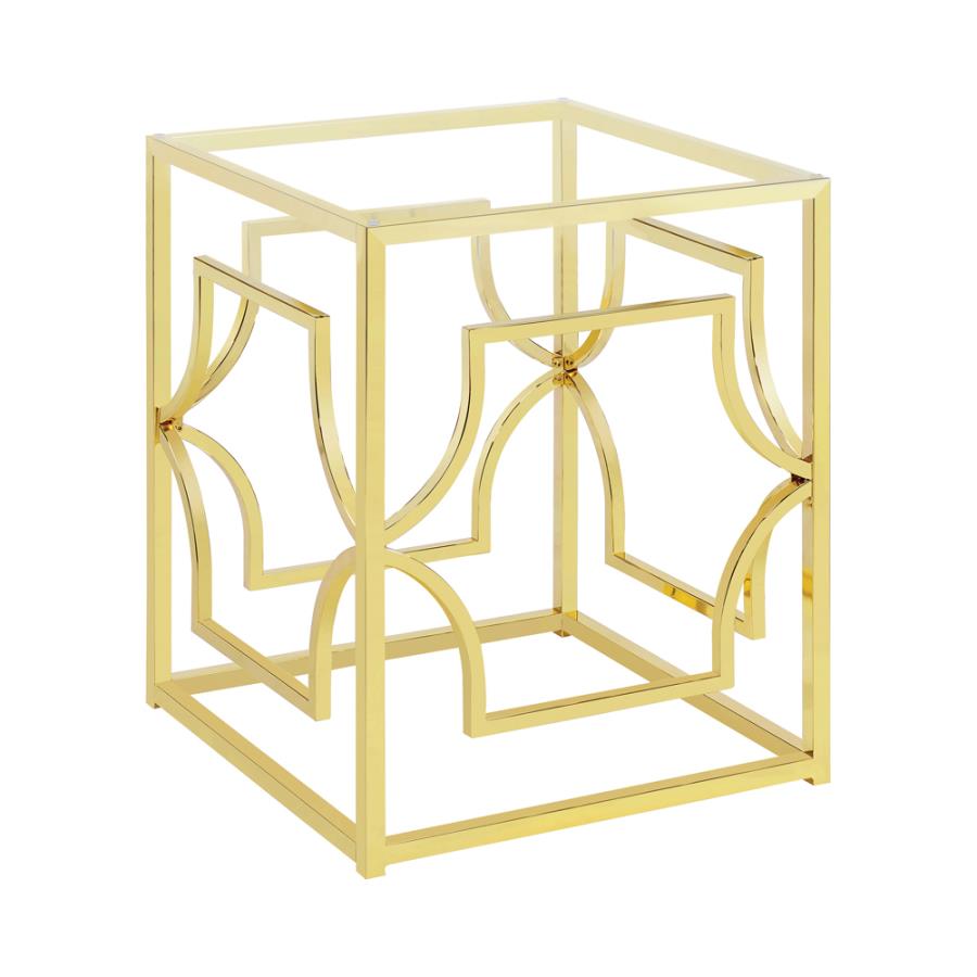 Starlight Collection Dining Table Base Bras Set with 4 Arm Chairs