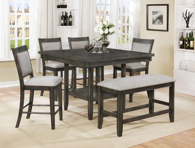 Fulton Grey 5-Piece Dining Set