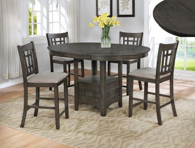 Hartwell Dark Grey 5-Piece Dining Set