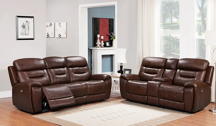 Rosewood TT (Leather/Power) Reclining Set