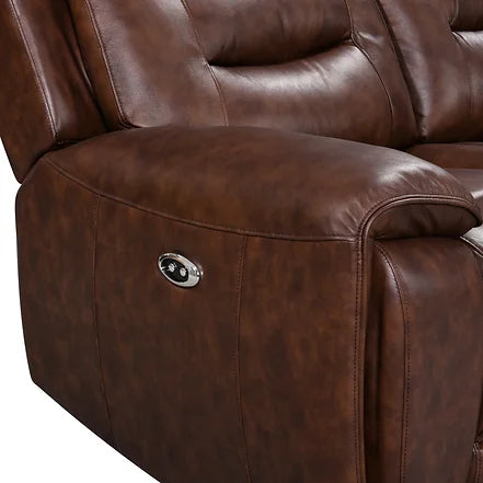 Rosewood TT (Leather/Power) Reclining Set
