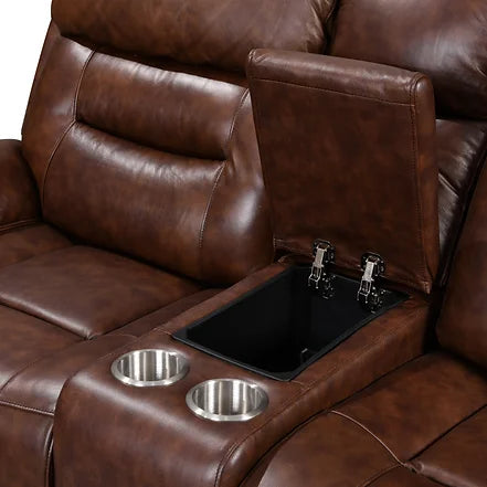 Rosewood TT (Leather/Power) Reclining Set