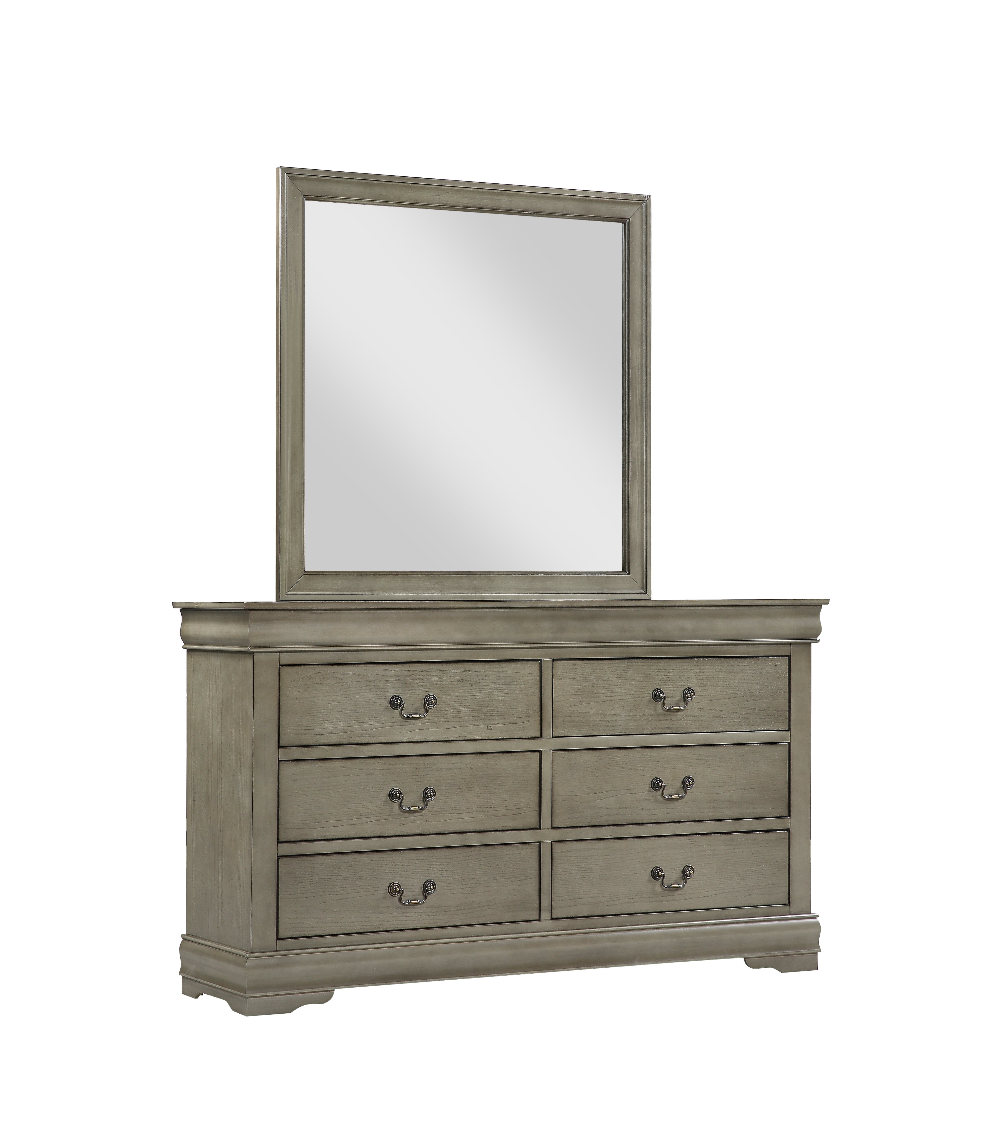 Louis Philip Grey Bedroom Set Collection