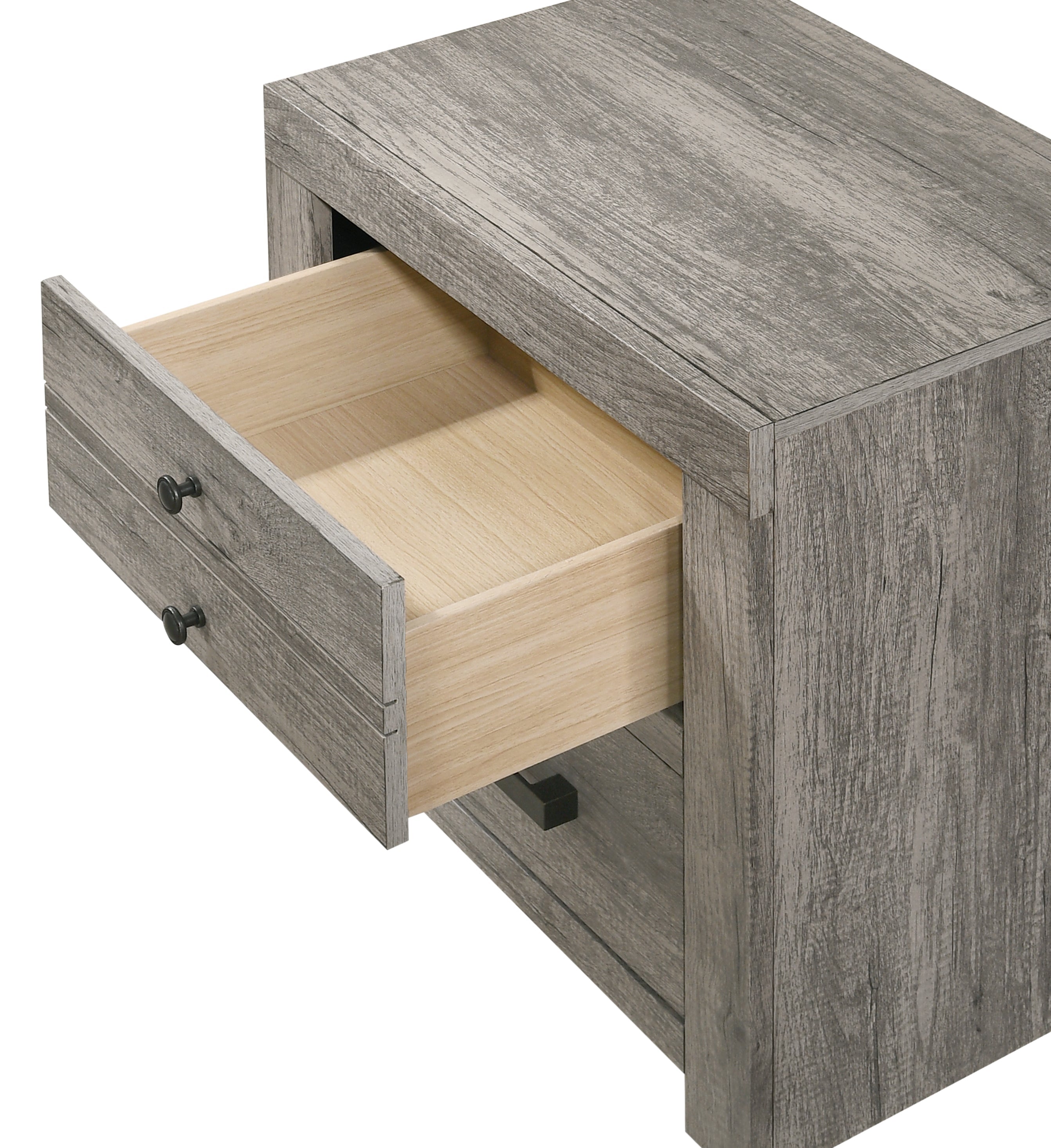 Tundra Grey Bedroom Nightstand