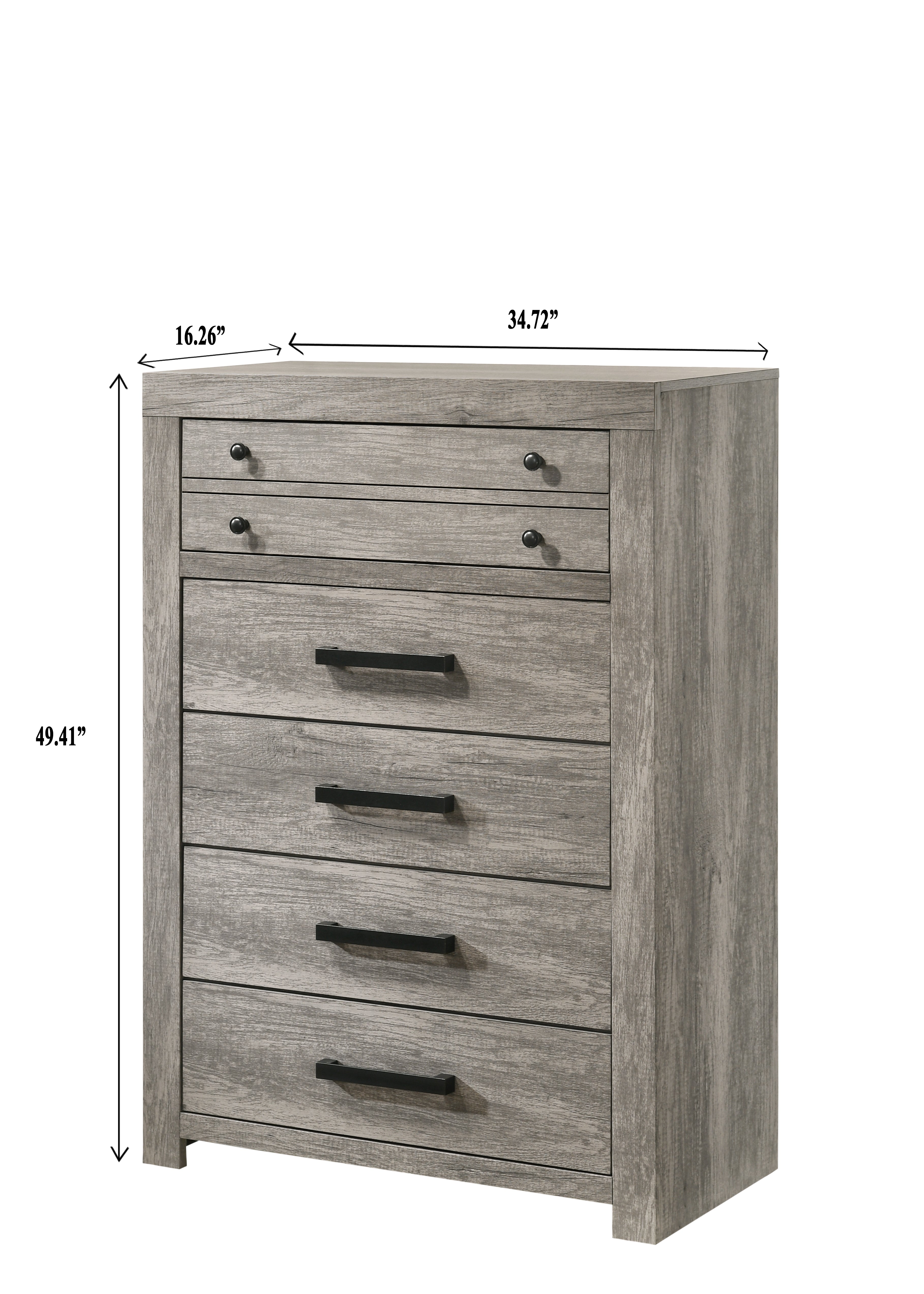 Tundra Grey Bedroom Set Collection