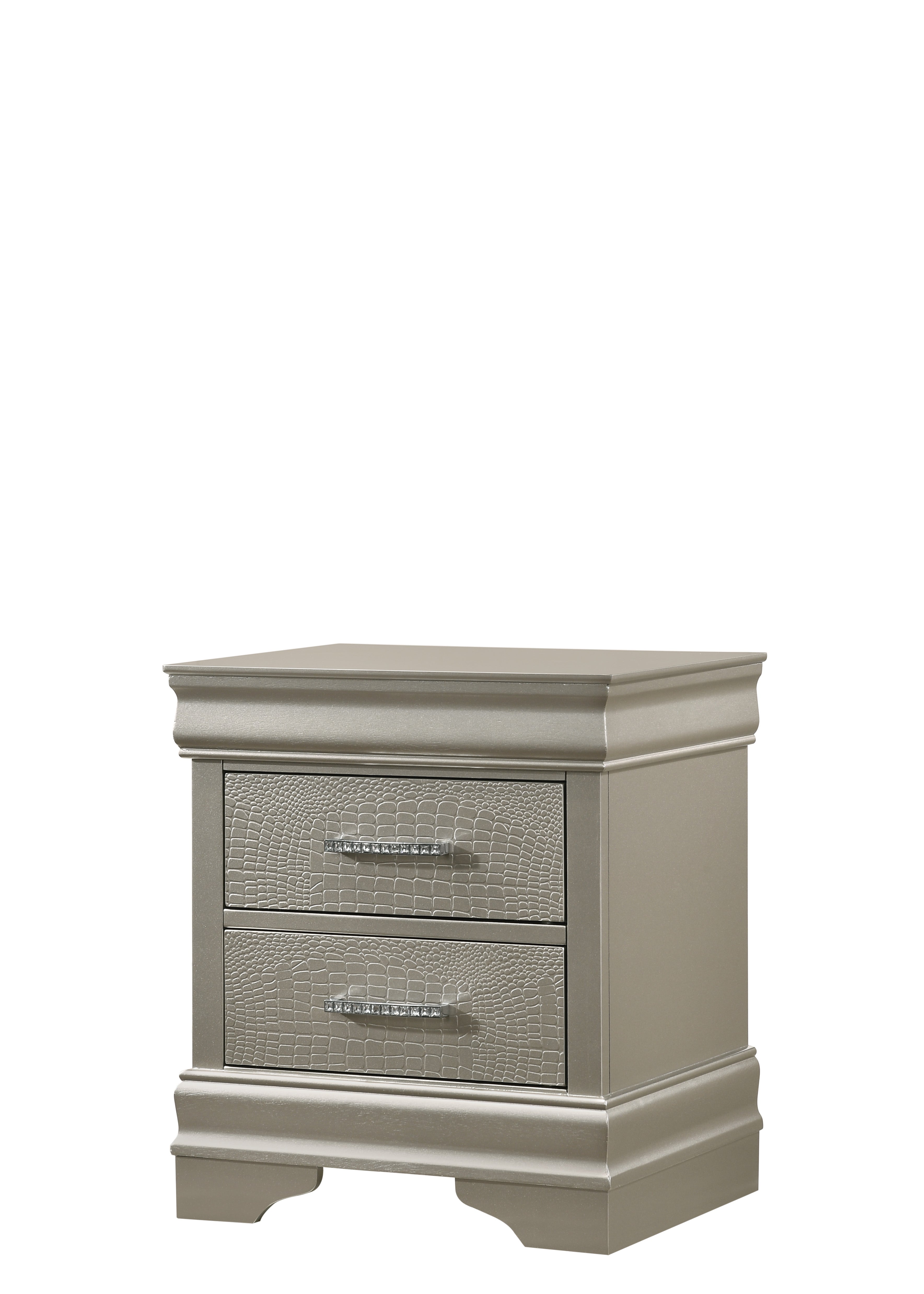 Amalia Champagne Bedroom Set Collection