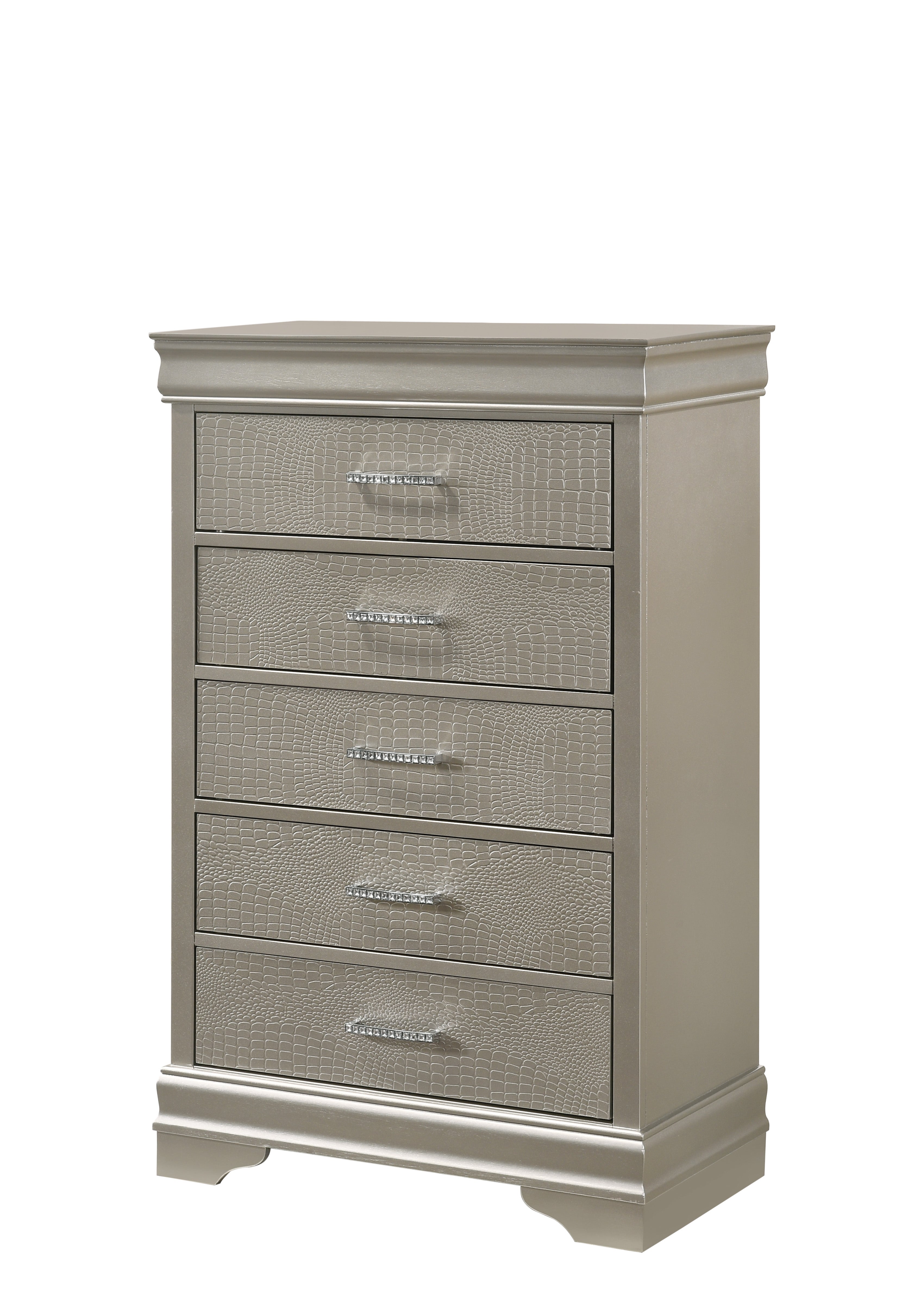 Amalia Champagne Bedroom Set Collection