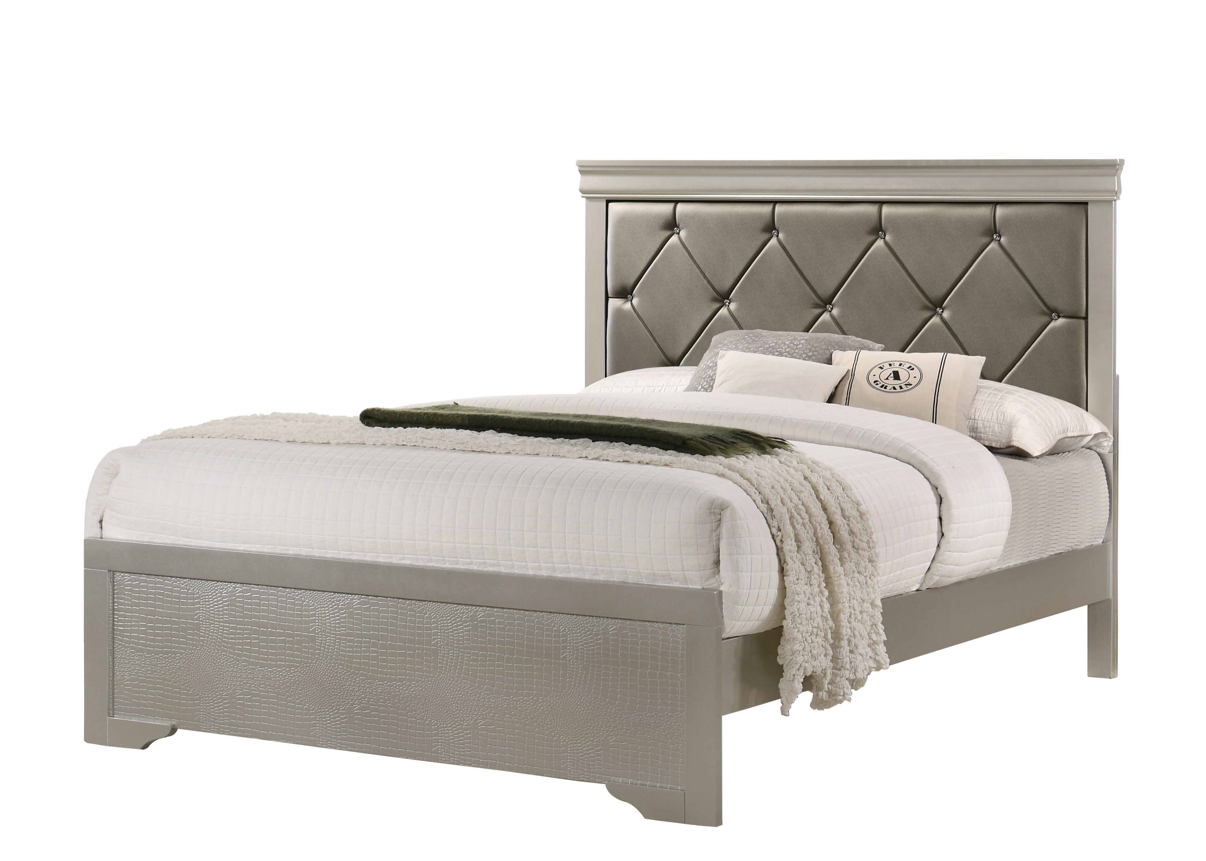 Amalia Champagne Bedroom Set Collection