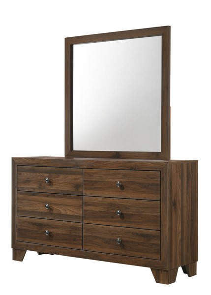 Millie Cherry Wood Dresser & Mirror