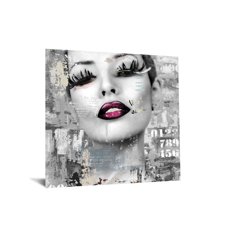 Temp Glass w/Foil – Lashes and Lips
