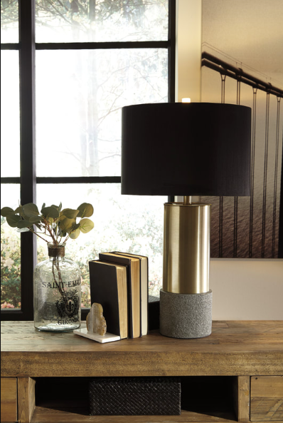 Black Gold Table Lamp