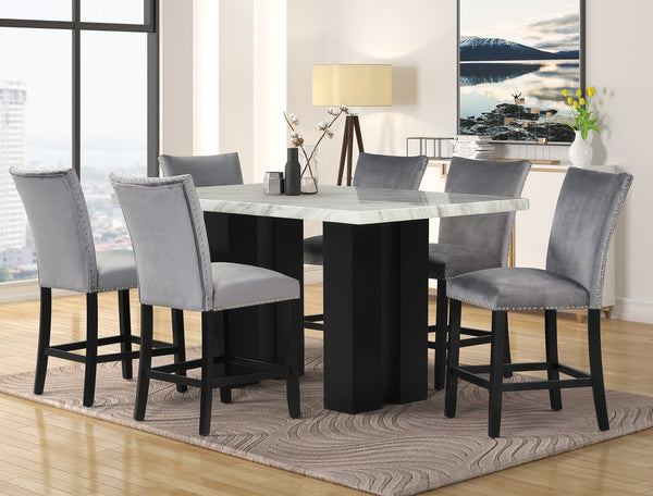 Gray 7PC Counter Height Dining Set