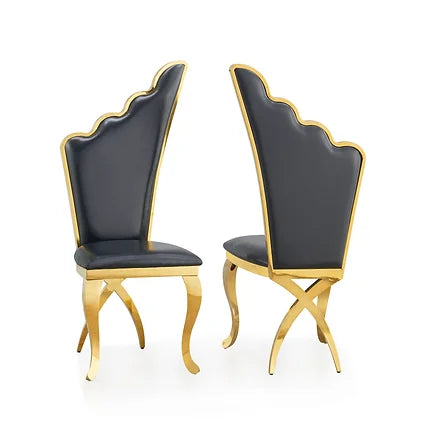 Paris Cream Gold Dining Chairs
