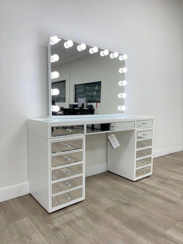 Hollywood vanity hot sale station
