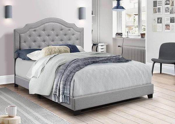 Starbed Grey Linen Bed Frame
