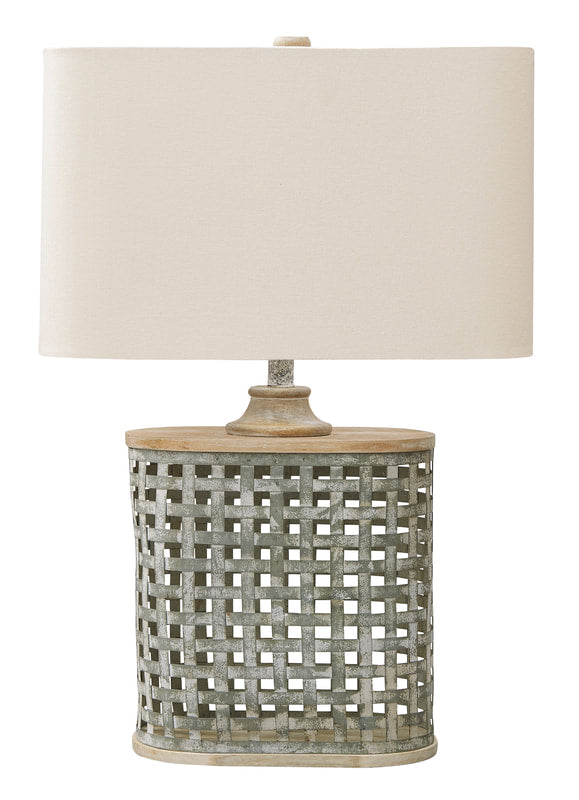 Silver Table Lamp