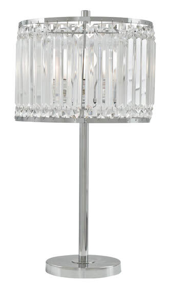 Silver Table Lamp