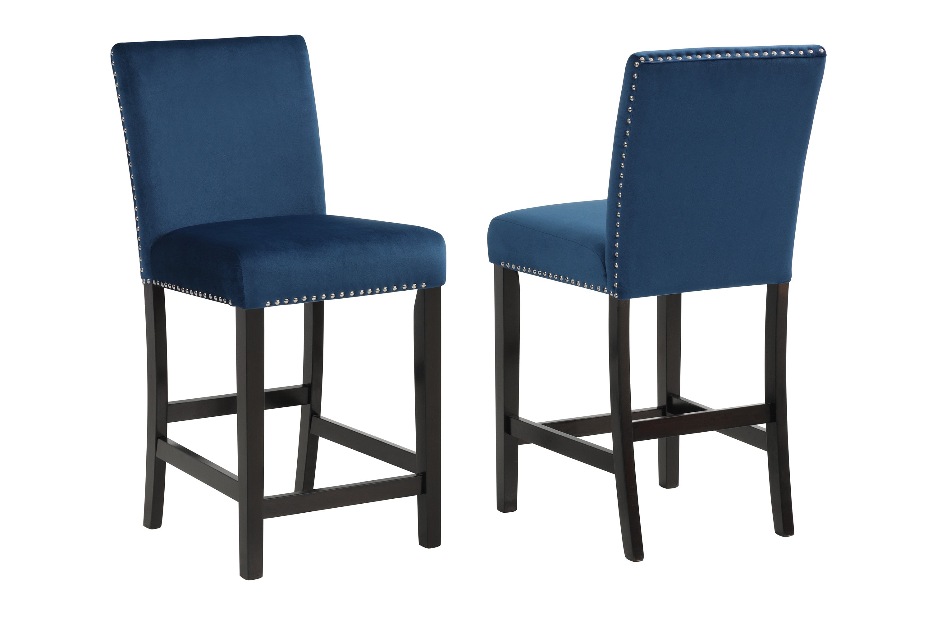Lennon Rectangular Royal Blue Counter Height 5-Piece Dinette Set