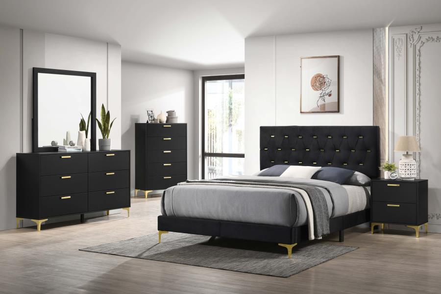 Kendall Eastern Bedroom Set Black