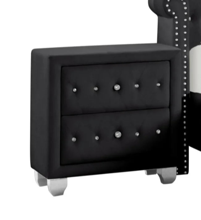 Olivia Black Nightstand