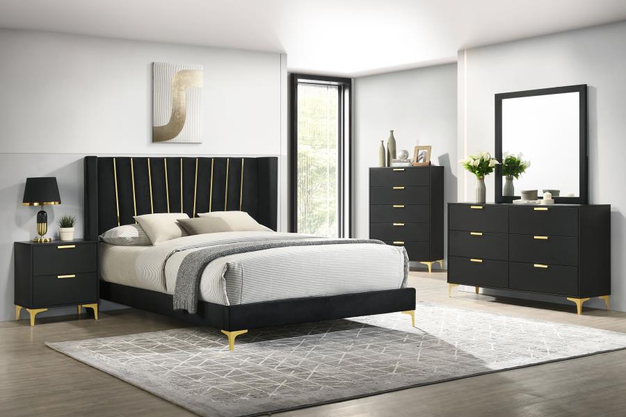 Kendall 2 Eastern Bedroom Set Black