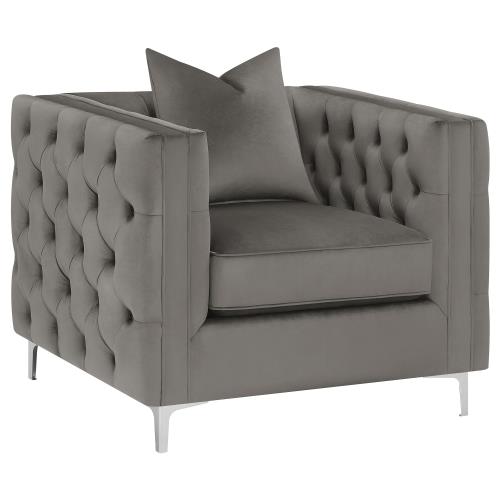 Phoebe Grey Accent Chair