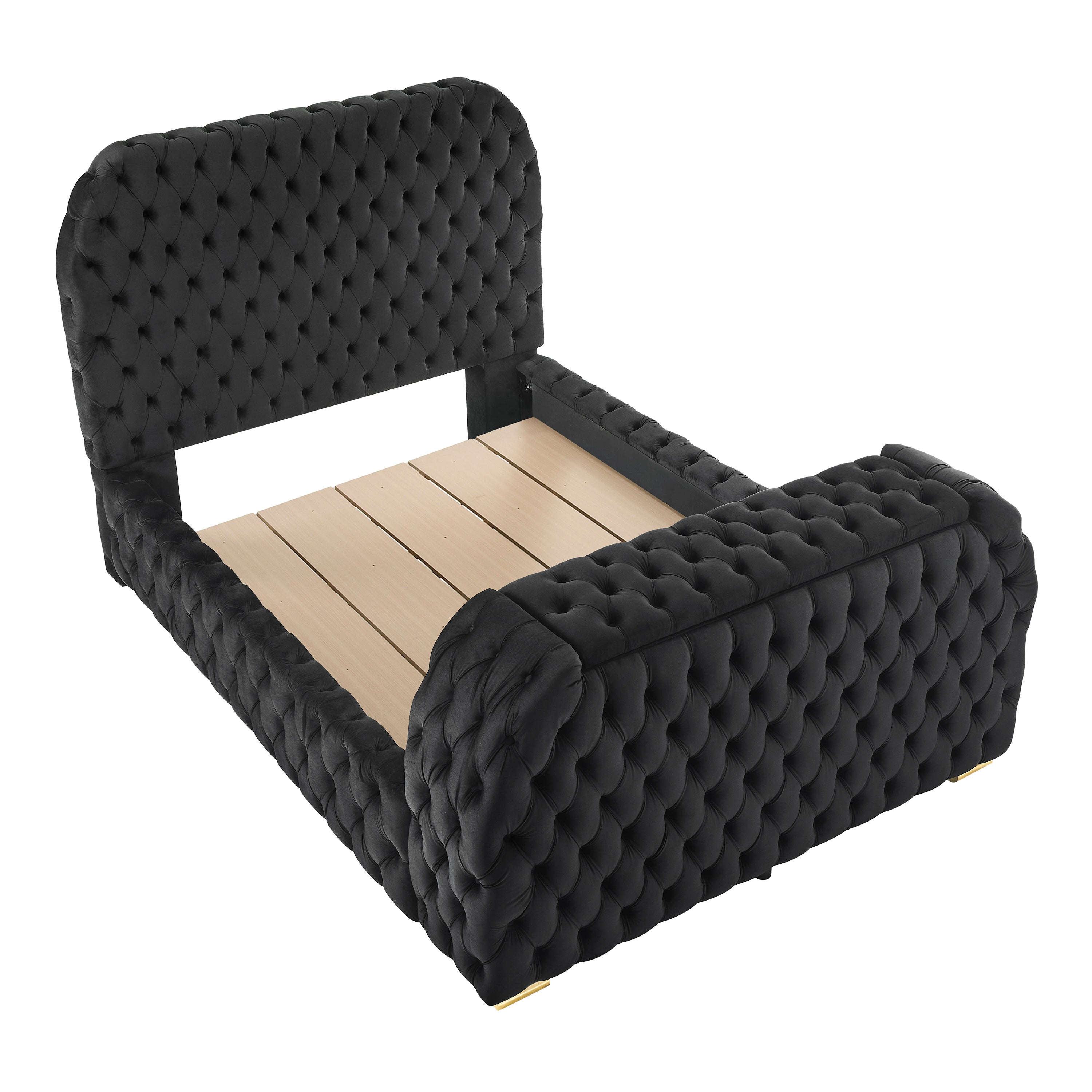 NATALIA BED W/FIREPLACE,TV LIFT