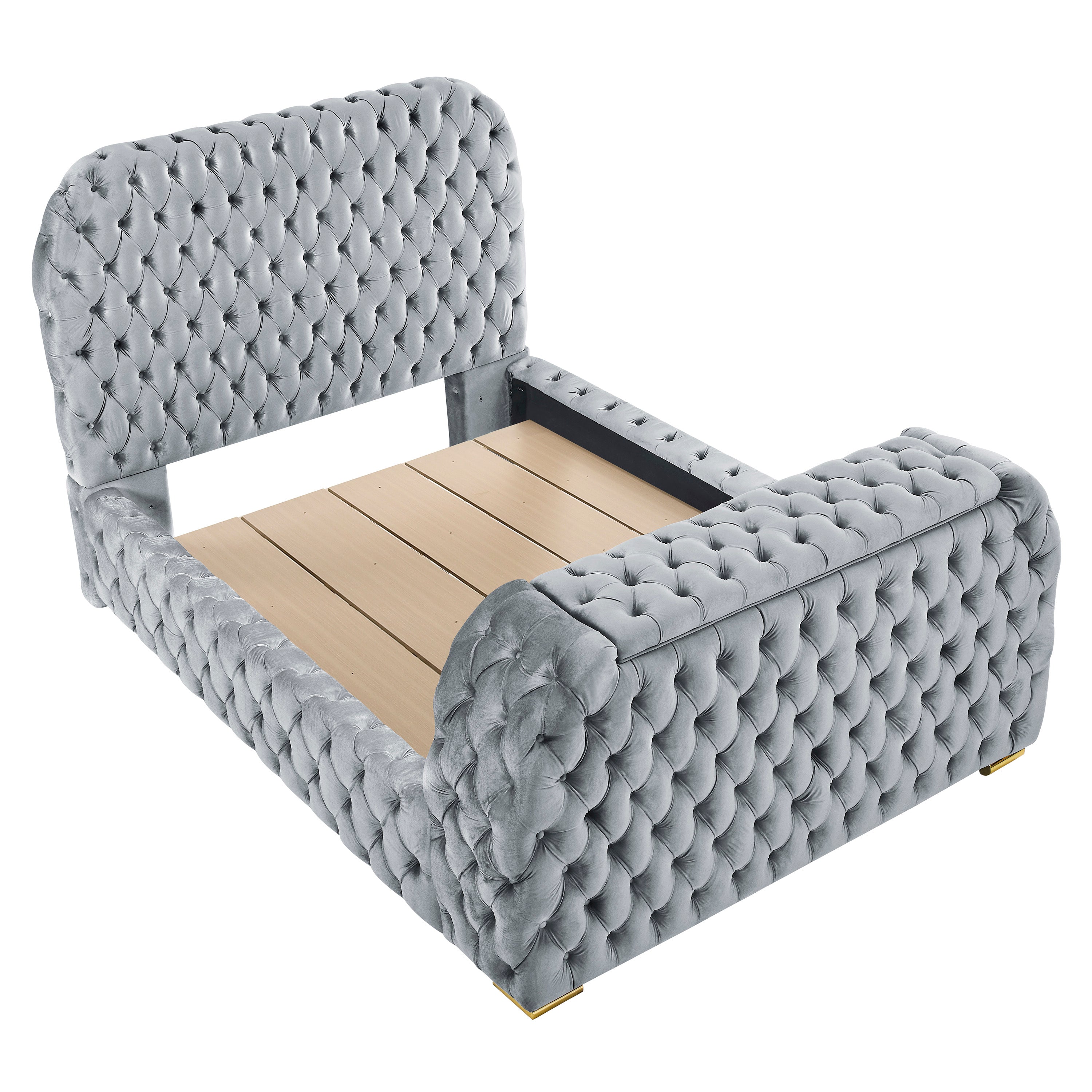 NATALIA BED W/FIREPLACE,TV LIFT