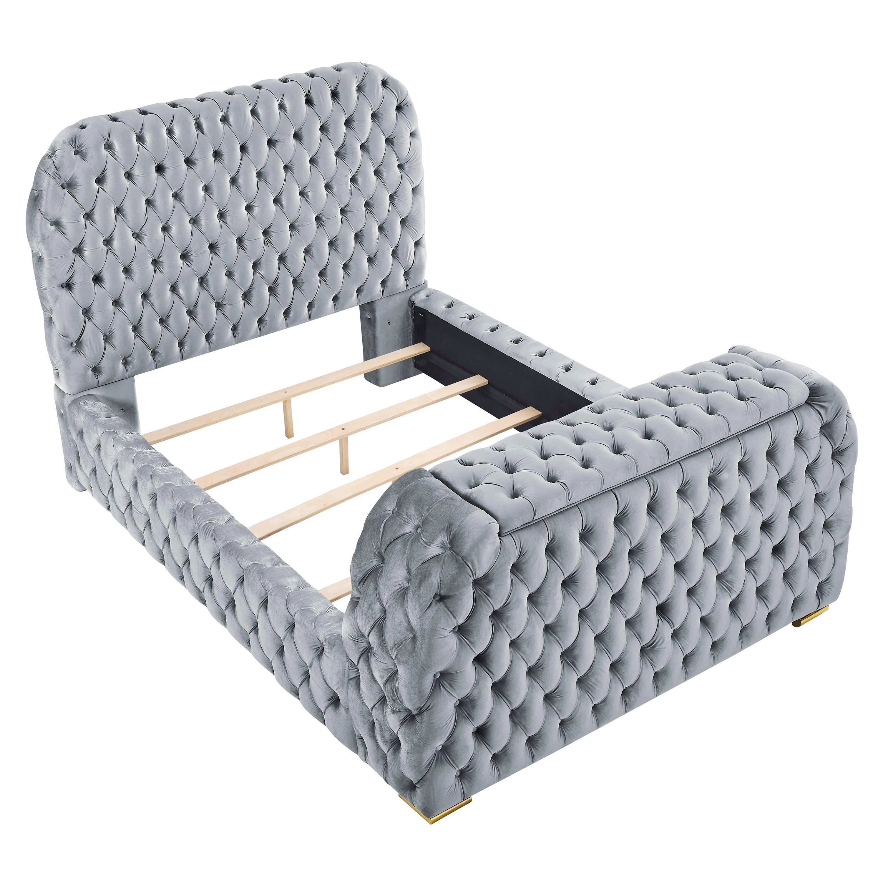 NATALIA BED W/FIREPLACE,TV LIFT