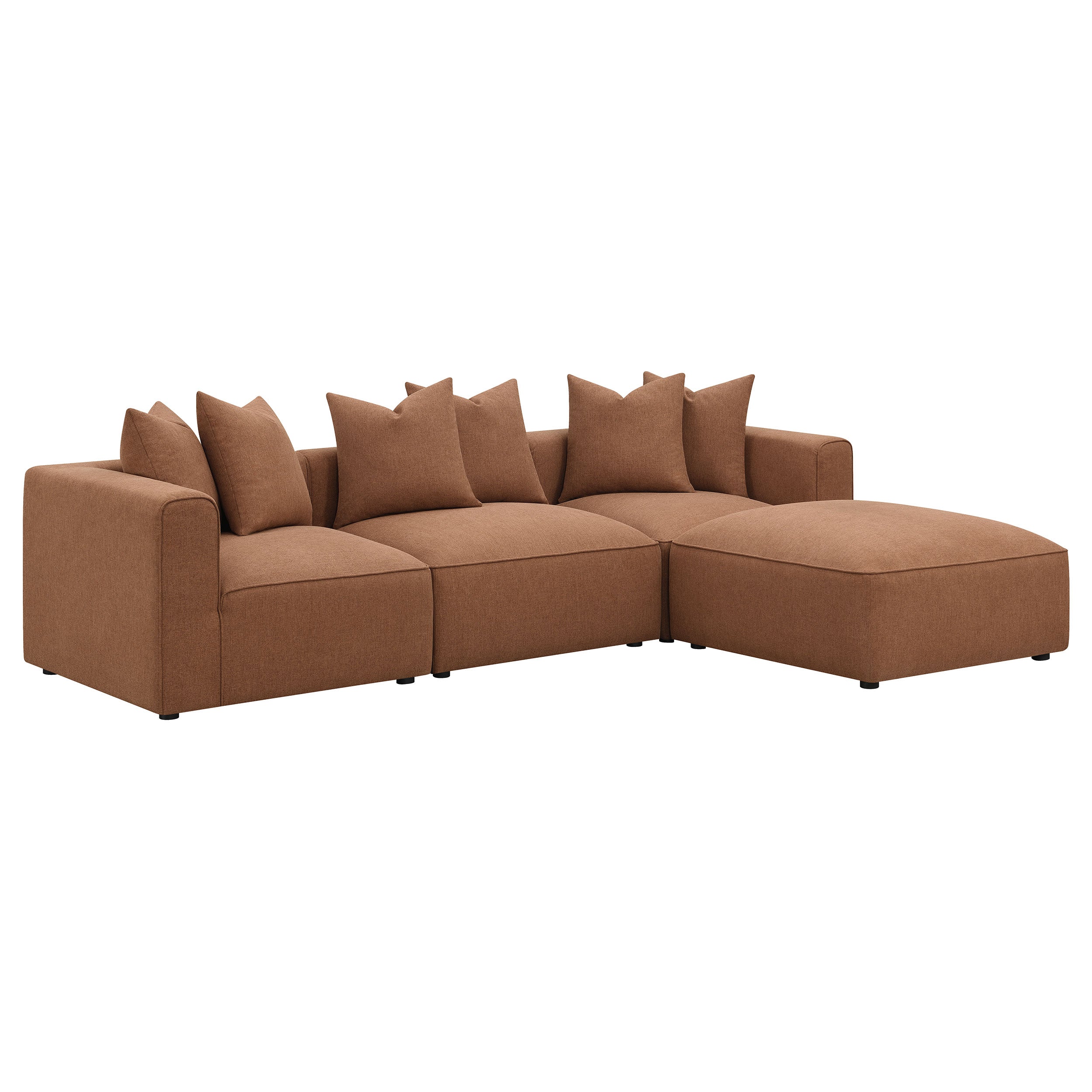 Jennifer Orange Modular Sectional