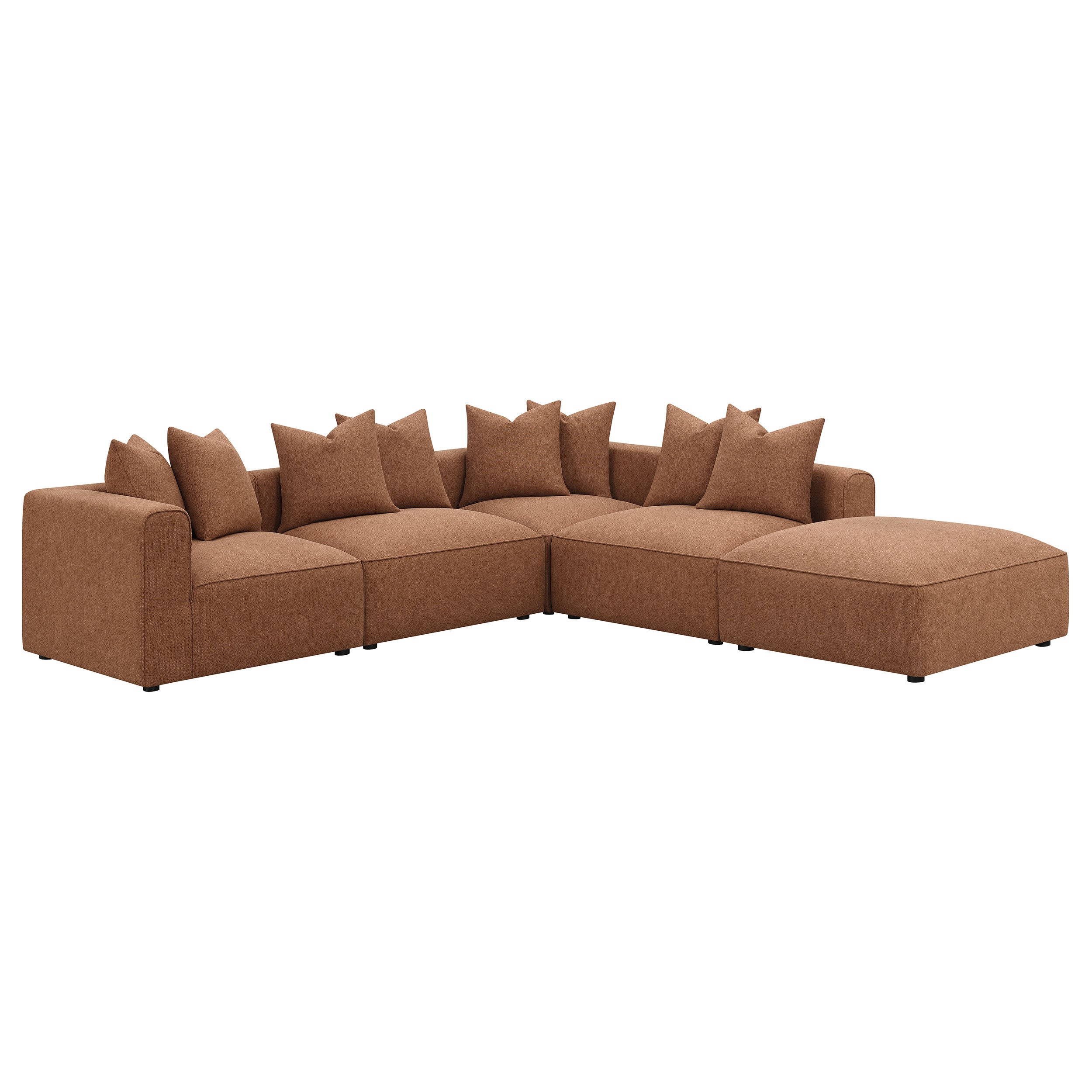 Jennifer Orange Modular Sectional