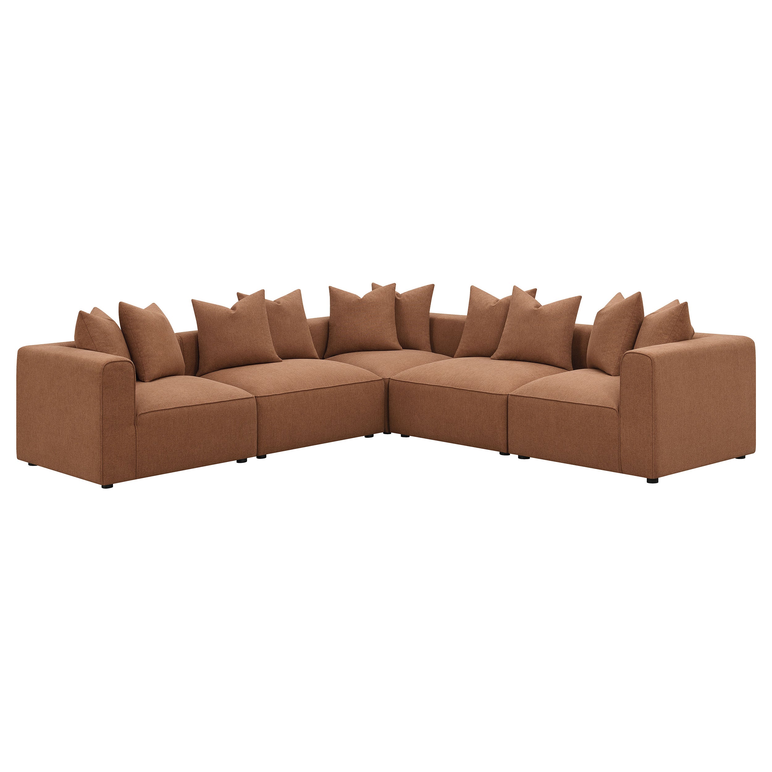 Jennifer Orange Modular Sectional